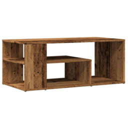 Berkfield Coffee Table Old Wood 100X50X40 Cm Engineered Wood - thumbnail 2