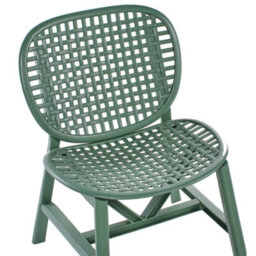 Wyld And Coco Gardenlux Bar Green Bistro Set With Table And Low Chairs - Compact 3-Piece Outdoor Dining Set - thumbnail 6