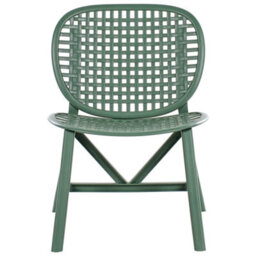 Wyld And Coco Gardenlux Bar Green Bistro Set With Table And Low Chairs - Compact 3-Piece Outdoor Dining Set - thumbnail 4