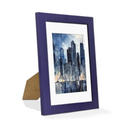 Ak Frames Purple 8X6 Frame With 6X4 Mount And Perspex Front - thumbnail 2