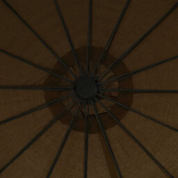 Berkfield Durable Hanging Parasol Taupe 3 M Aluminium Pole - thumbnail 8