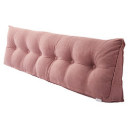 Living And Home Pink Bed With Wedge-Shaped Headboard Cushion, 180Cm W X 20Cm D X 50Cm H - thumbnail 4