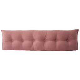 Living And Home Pink Bed With Wedge-Shaped Headboard Cushion, 180Cm W X 20Cm D X 50Cm H - thumbnail 6