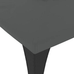 Walplus Gazebo With Double Roof Anthracite 3.98X2.98 M Steel - thumbnail 6