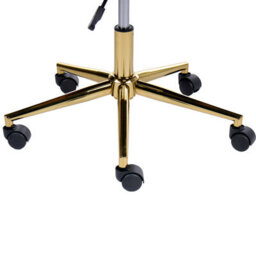 Beliani Desk Chair Ember Chenille Dark Green - thumbnail 8