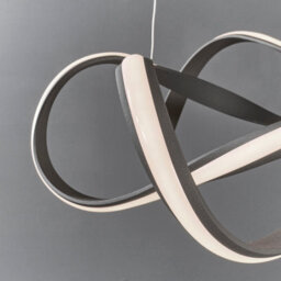 Anson Lighting Linaria Pendant Light Finished In Textured Coffee Paint And White Silicone - thumbnail 5