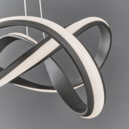 Anson Lighting Linaria Pendant Light Finished In Textured Coffee Paint And White Silicone - thumbnail 7