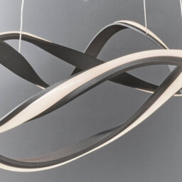 Anson Lighting Linaria Pendant Light Finished In Textured Coffee Paint And White Silicone - thumbnail 6