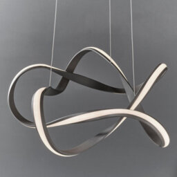 Anson Lighting Linaria Pendant Light Finished In Textured Coffee Paint And White Silicone - thumbnail 3