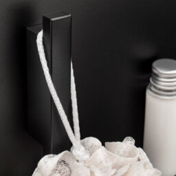 Cosmic Towel Hook, Robe Hook, Coat Hook, Black Matt, Wall-Mounted, 3 Cm. The Grid Collection - thumbnail 2