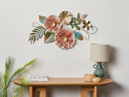Beliani Wall Decor Flower Technetium 50 Cm Multicolour - thumbnail 2