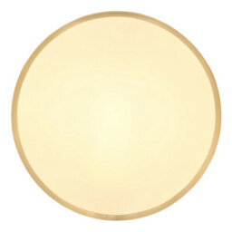 Luminosa Lighting Luminosa Tibey 35Cm Round Flush Ceiling Light Brass-Coloured Matt Led 3000K - thumbnail 3