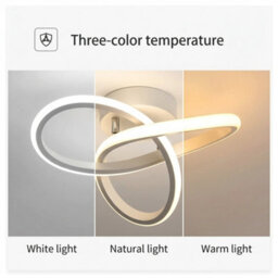 Led Ceiling Light Chandelier Dimmable Modern Pendant Lamp For Living Room Bedroom - thumbnail 3