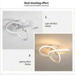 Led Ceiling Light Chandelier Dimmable Modern Pendant Lamp For Living Room Bedroom - thumbnail 4
