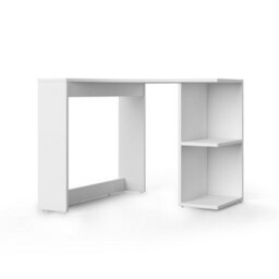 Alphason Dorel Home Chesil Office Writing Desk White - thumbnail 1