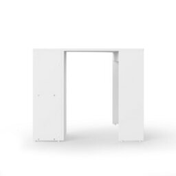 Alphason Dorel Home Chesil Office Writing Desk White - thumbnail 4