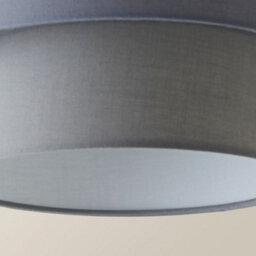 Valuelights Aztec 3 Tier Charcoal Fabric Ceiling Light Shade And Bulb (D)30Cm - thumbnail 6