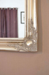 Mirroroutlet Hamilton Vintage Silver Antique Design Wide Wall Mirror 137 X 107Cm - thumbnail 2