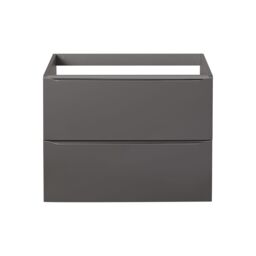 GoodHome Imandra Gloss Anthracite Wall-Mounted Bathroom Vanity Unit (H) 600mm (W) 800mm - thumbnail 2