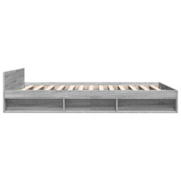 Berkfield Bed Frame With Drawers Without Mattress Grey Sonoma 120X190 Cm Small Double - thumbnail 5
