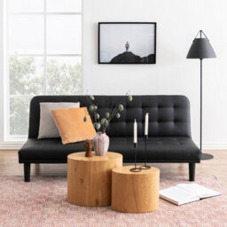 Furniture To Go Mice Oval Coffee Table In Oak Set Of 2 - thumbnail 3