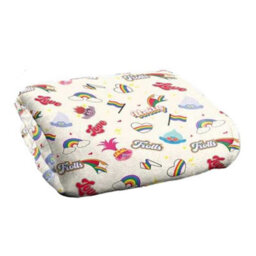Trolls Love For All Silky Soft Touch Blanket White/multicoloured (One Size) - thumbnail 3