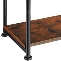 Tectake Bedside Table Yonkers - Industrial Style, With 2 Shelves, 38.5 X 30 X 51.5 Cm - Industrial Wood Dark, Rustic - thumbnail 7
