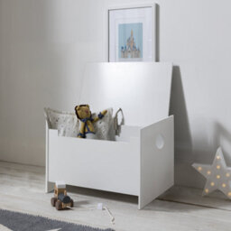 Nöa & Nani Noa & Nani Toy Box Storage Organiser In Classic White Ida