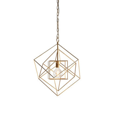 Luminosa Lighting Luminosa Pescara Pendant Ceiling Light Antique Gold Leaf - image 1
