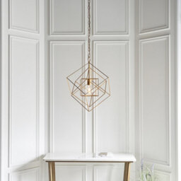 Luminosa Lighting Luminosa Pescara Pendant Ceiling Light Antique Gold Leaf - thumbnail 4
