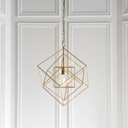 Luminosa Lighting Luminosa Pescara Pendant Ceiling Light Antique Gold Leaf - thumbnail 2