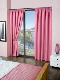 Essential Woven Thermal Blackout Pencil Pleat Curtains - thumbnail 2