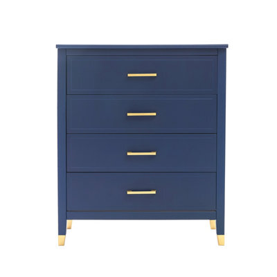 Cabinet Bits Palazzi 4 Drawer Chest Blue H94 W79 D40Cm - image 1