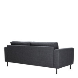 Furniture To Go Omaha 3 Seater Sofa In Dark Grey Basel Fabric - thumbnail 3