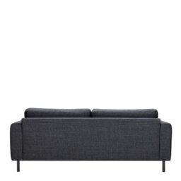 Furniture To Go Omaha 3 Seater Sofa In Dark Grey Basel Fabric - thumbnail 4