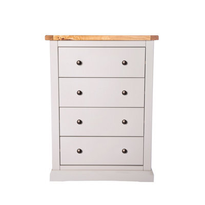 Cabinet Bits Loreo 4 Drawer Chest Of Drawers Brass Knob - image 1