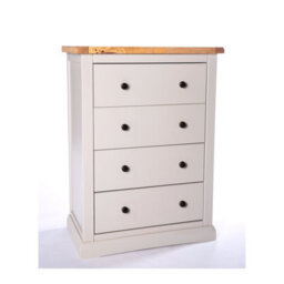 Cabinet Bits Loreo 4 Drawer Chest Of Drawers Brass Knob - thumbnail 2