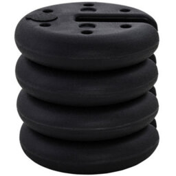 Outsunny Set Of 4 Canopy Tent Weight Sand Fillable Strong Plastic - thumbnail 2