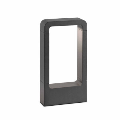 Luminosa Lighting Luminosa Das Led Outdoor Pedestal Light Dark Grey Ip54 - image 1