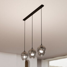 Emibig Lighting Emibig Istar Pendant Lamp  3 X E27 Black With Graphite Shade - thumbnail 7