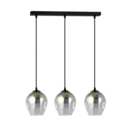 Emibig Lighting Emibig Istar Pendant Lamp  3 X E27 Black With Graphite Shade - thumbnail 2