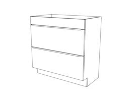 GoodHome Imandra Gloss Grey Freestanding Bathroom Cabinet (H) 820mm (W) 800mm - thumbnail 6