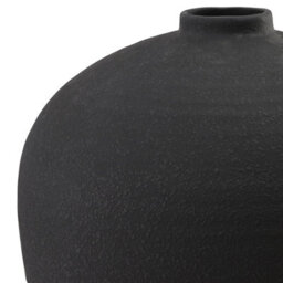 Wyld Haus Laurelwood Tall Matt Black Ceramic Floor Vase - thumbnail 3