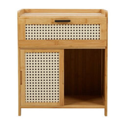 Bedside Table Drawer Cabinet End Side Table - thumbnail 1