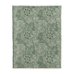 Morris & Co Marigold Jacquard Throw, Leaf Green, 130 X 170Cm - thumbnail 4