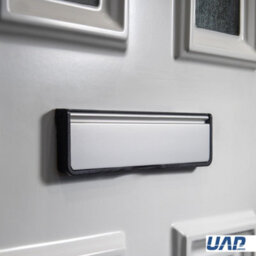 "UAP Limited Uap Doormaster 12"" Anodised Silver Letterplate- Internal & External Letter Box With For Upvc, Composite & Wooden 40-80mm Doors" - thumbnail 4