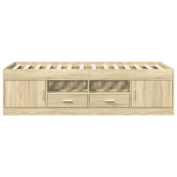 Walplus Daybed With Drawers Without Mattress Sonoma Oak 90X200 Cm - thumbnail 4