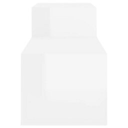 Walplus Shoe Cabinet High Gloss White 150X35X45 Cm Engineered Wood - thumbnail 6