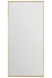 "Mirroroutlet Artus Full Length Gold Aluminium Edged Leaner Wall Leaner Mirror 68"" X 33"" (174Cm X 85Cm)" - thumbnail 3