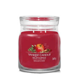 Yankee Candle Signature Medium Jar Red Apple Wreath - thumbnail 1